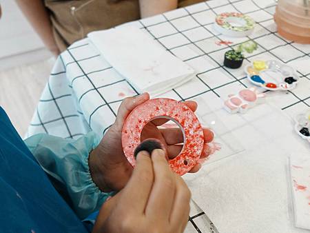 親子擴香石彩繪課程 / 台北親子手作課程推薦 / 聖誕節擴香