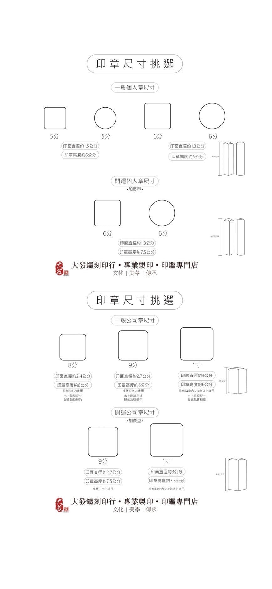 高雄印章店 / 大發鑄刻印行 / 開運印章 / 專業手工刻印 / 開運印鑑 / 公司大小章 / 全省刻印推薦 - 第4張圖